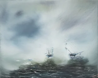 Entdeckung Clearing im Seenebel Scott auf dem Weg nach Antarktika Januar 1902. 2014